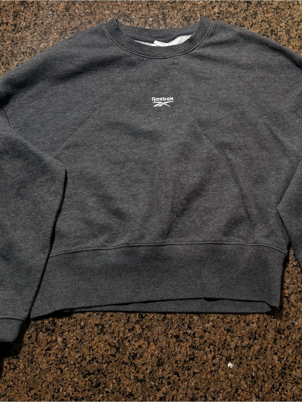 Reebok Women’s Charcoal Crewneck Sweatshirt